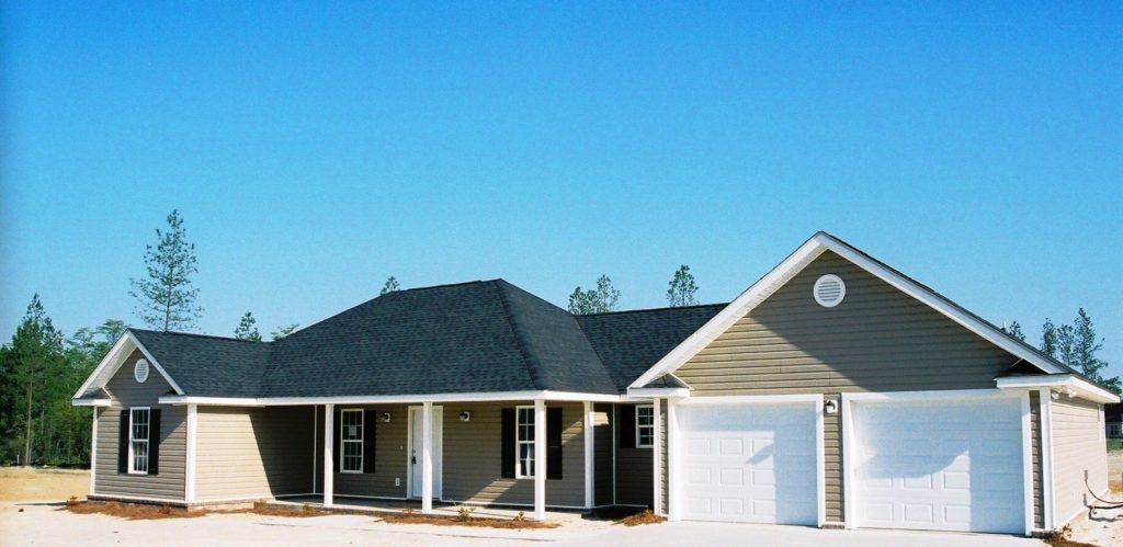 Vinyl siding installation on a Coffee County home near General Coffee State Park Douglas Georgia.