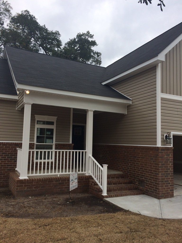 Custom wood deck built for Guyton Georgia heat humidity and heavy termite pressure.