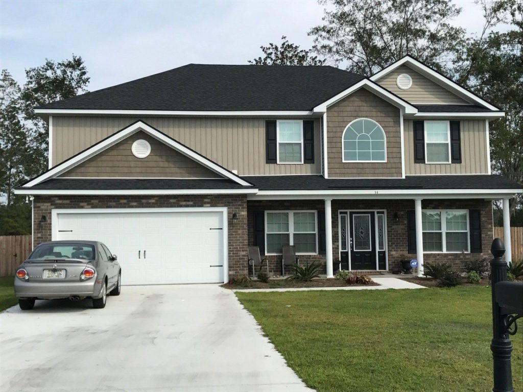 Color Through vinyl lap siding installed on a Jekyll Island home one mile from the Georgia coast.