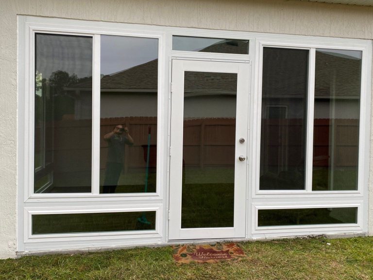 Bright sunroom with gnat-resistant screens serving a southeast Georgia homeowner in Pierce County.