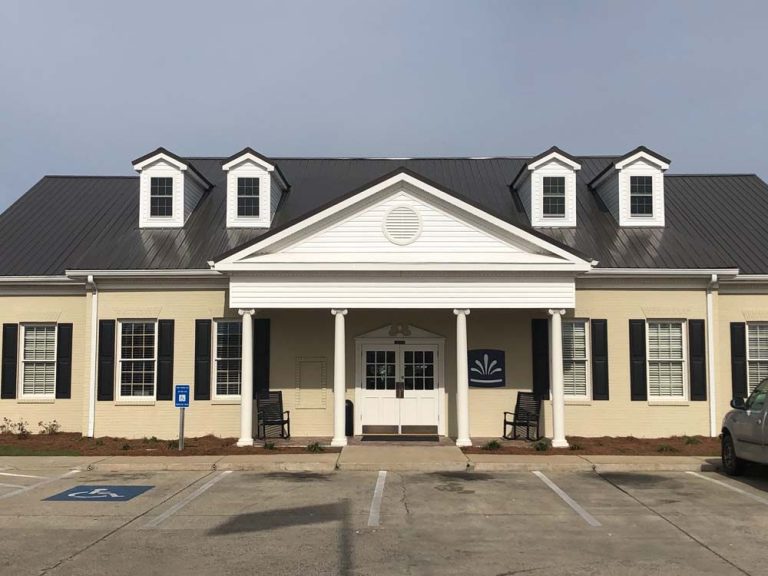 Galvalume metal roofing installed on a Pierce County home during Blackshear's long humid summer season.
